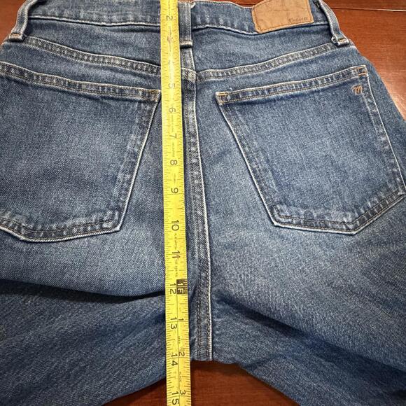 Madewell The Perfect Vintage Straight Jean High Rise Blue Mayfield Wash 26 - Picture 10 of 15